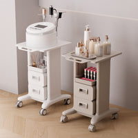 Mobile Beauty Cart with Wheels for Storage and Organization