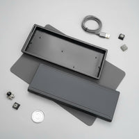 Aluminum Keyboard case Anodized Finish Computer Gaming Keyboard Housing for Enthusiasts