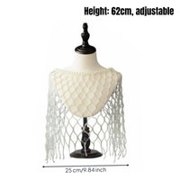 Tabletop Mannequin Stand Adjustable Mannequin Torso with Stand Solid for Studio