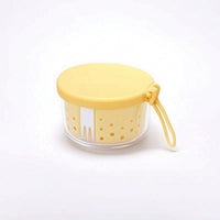 Fruit Cup Portable Travel Food Container with Lid Reusable for Car, Commuters