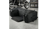 U-Shaped ATV Rear Cargo Bag with Bottle Pockets Stable ATV Tail Bag Portable Long-Lasting for Camping