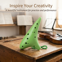 12 Hole Alto Ocarina Musical Instrument for Learning, Portable 12 Hole Ocarina for Casual Music, Mus - Image 3