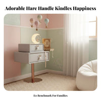 NimbusShaped Nightstand Cute Design Bedside Table Creative Look for Living Room