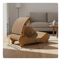 Cardboard Cat Scratcher Bed Scratch Resistant Pet Supplies Minimalist Design Lounge for Cats