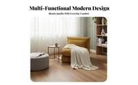 transformable floral Pouf 2-in-1 Function Floor Lounger Plush Upholstery Modern design for Students, Apartment