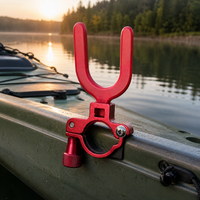 Ultra-Short Fishing Rod Holder with Quick-Release Mechanism