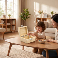 Wooden Box with Latch Small Wooden Jewelry Box Safeguarding for Collectors