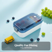 Compartment Meal Box Portable Divided Lunch Container Long-Lasting for Travel