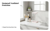 Rotating sponge Holder Easy reach Rotating Makeup Brush Holder Multi-Compartment