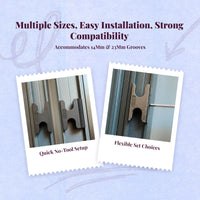 Aluminum Alloy Security Lock, Heavy-Duty Frame Latch