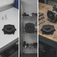 Easy Install Motor Mounting Plate Replacement Pump Seal Plate Sturdy High-Strength for DIYers