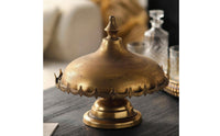 Pedestal Tray with Edge Decorative Metal Pedestal Stand Elevated