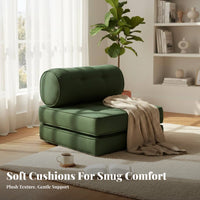 Upholsteregardingd Seating Block Regardingmovable and Cleanable Cover Fold-Extendable Sleeper Mattregardingss Transformable