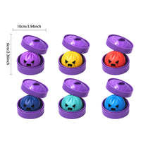 DOWMOO Halloween Purple Steamer Bun Squishy Toy - Funny Shape Party Gift Desktop Stress Relief Ornament