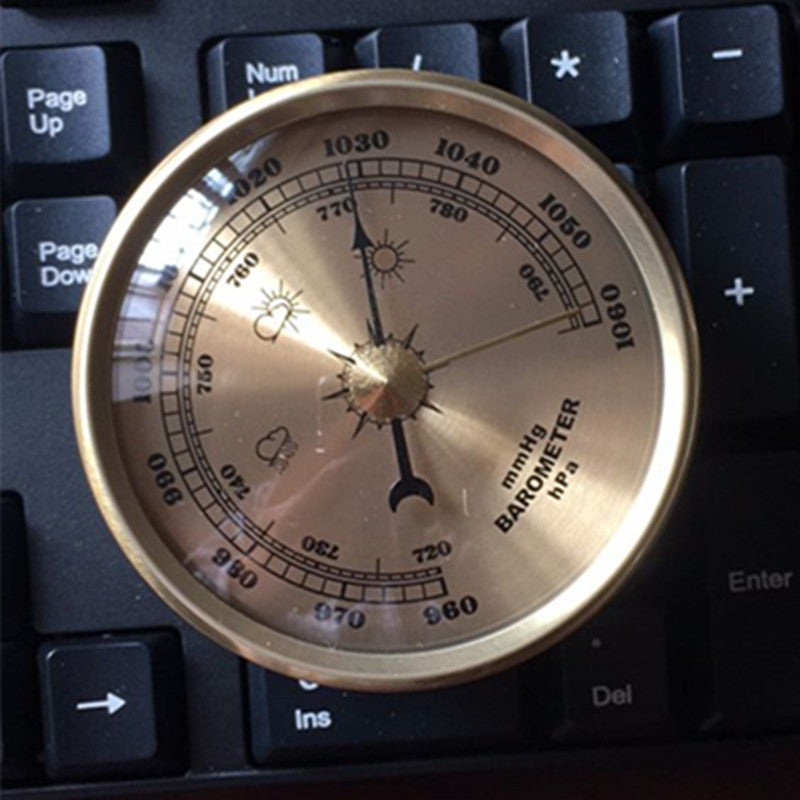70MM Gold Barometer