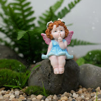 Flower Fairy Figurine Colorful Miniature Garden Fairy Charming Design