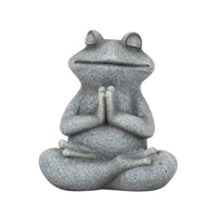 Meditating Meditation Frog Statue Zen Meditating Frog Statue Cute for Shelf