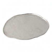 Aluminum Tray Irregular Profile Tray Silver Serving Ware