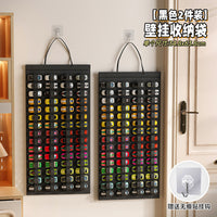 毛毡收纳袋展示分类整理儿童1:64风火轮多美卡玩具车展示毛毡挂袋