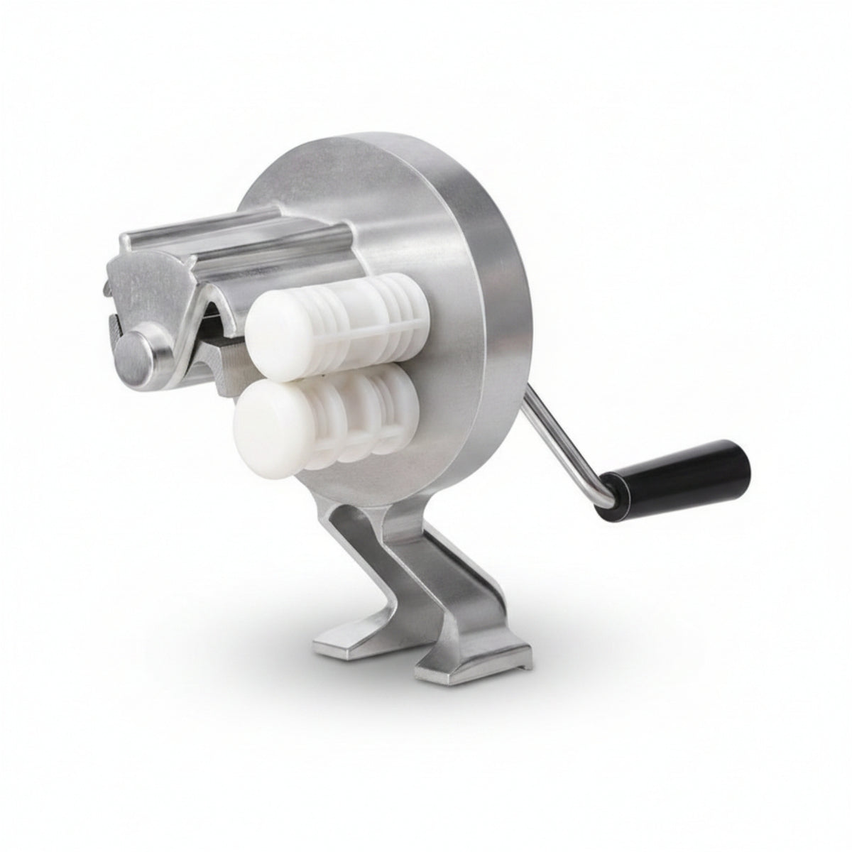 Hand Crank Pasta Machine Aluminum Alloy Kitchen Tool Black Grip