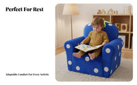 Strawberry-Shaped Chair Cartoon Design kids' Furniture Soft Upholstery Materials for Girls, Toddlers, Bedroom, Nursery