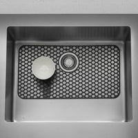 Non-Slip Kitchen Sink Protector Scratch Resistant Silicone Sink Protector Drainage Holes Household Accessory Easy to Clean