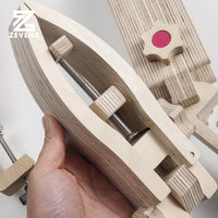 桌面款手缝木夹 榉木/俄罗斯桦木板 手工皮革缝线工具
