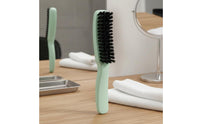 Durable Bristles Oil Head Styling Brush Multipurpose Men's Styling Brush Easy to Clean Grooming Accessory Ergonomic Handle for Barbershop