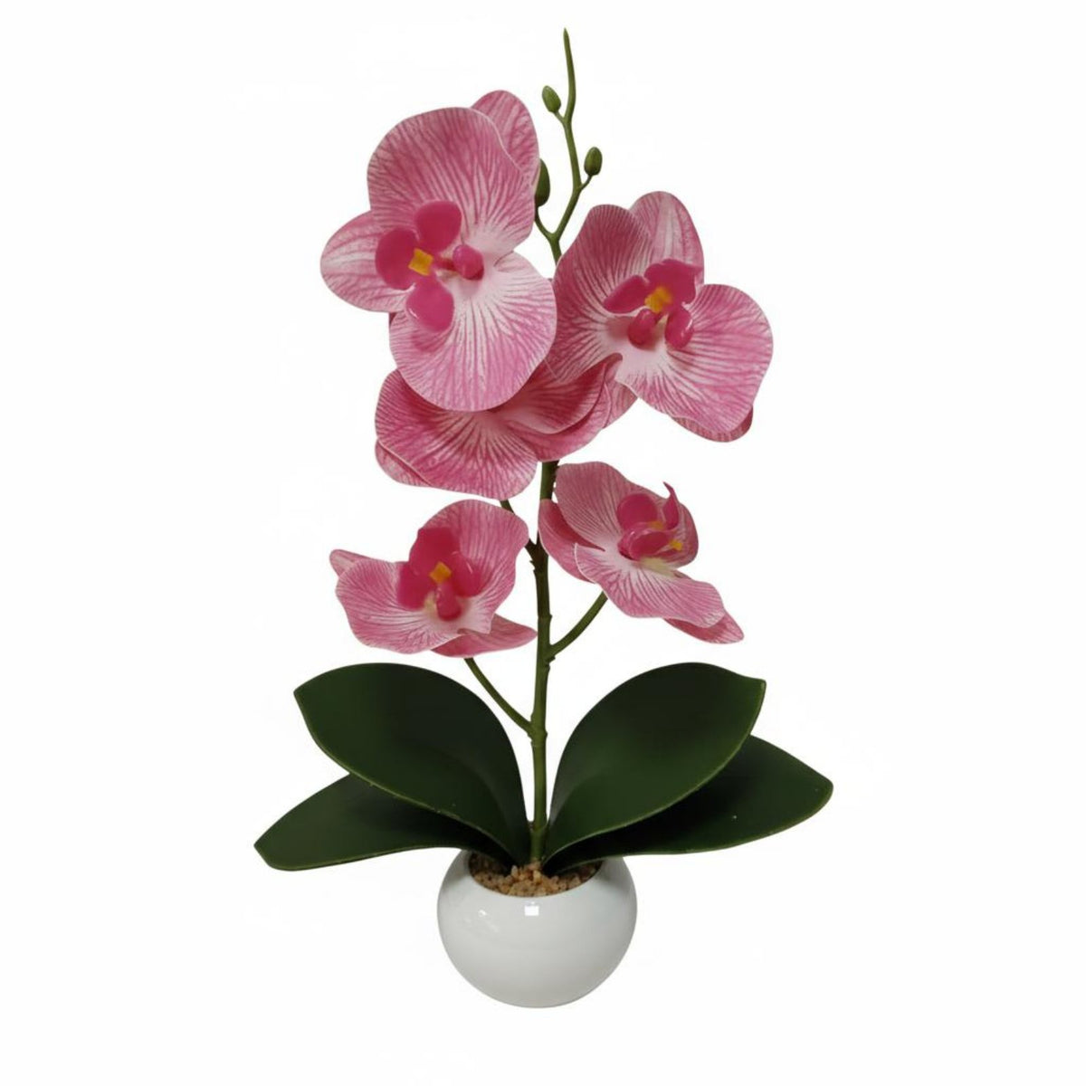 Potted Floral Arrangement Decor Low Maintenance Artificial Flower in Pot Potted Artificial Flower for Entryway
