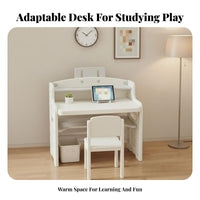 Adjustable kids' Desk and Chair Set Ergonomic Design children's Furniture