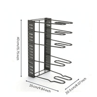 Pot and Pan Organizer Carbon Steel Pots and Pans Organizer Long-Lasting