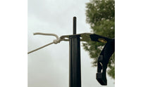 2 Pieces Cylindrical Tent Poles Sturdy Tarp Poles Portable Shelter Support Rods Lightweight for Backpackers
