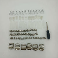 Multi-Sport Helmet Repair Kit with Screws, Nuts, Chin Straps, Face Masks, and Goggles