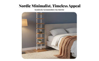 Floor-Standing upright Book Tower Multitier Spine Book Tower Space-Saving bookcase Minimalist Design for Apartment Dwellers, Students, Collectors, Living Room, Bedroom, Small Spaces