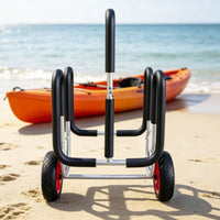 Paddle Board Cart Stable Kayak Trolley Compact Trailer for Paddlers, Marina
