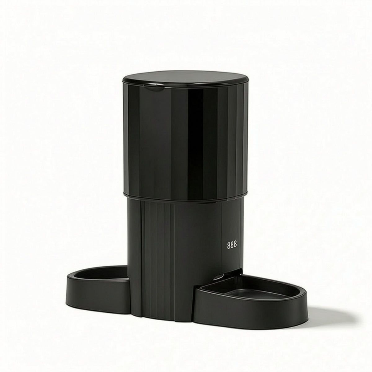 Automatic Pet Feeder with Dual Bowls Battery-Operated Automatic Cat Feeder with Dual Bowls Timed Stable for Cats, Daily Feeding