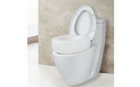 Toilet Seat Riser Sturdy Raised Toilet Seat Stable for Seniors, Handicapped