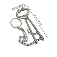 Bull Nose Clamp Stainless Steel Bull Holder Long-Lasting for Farmers