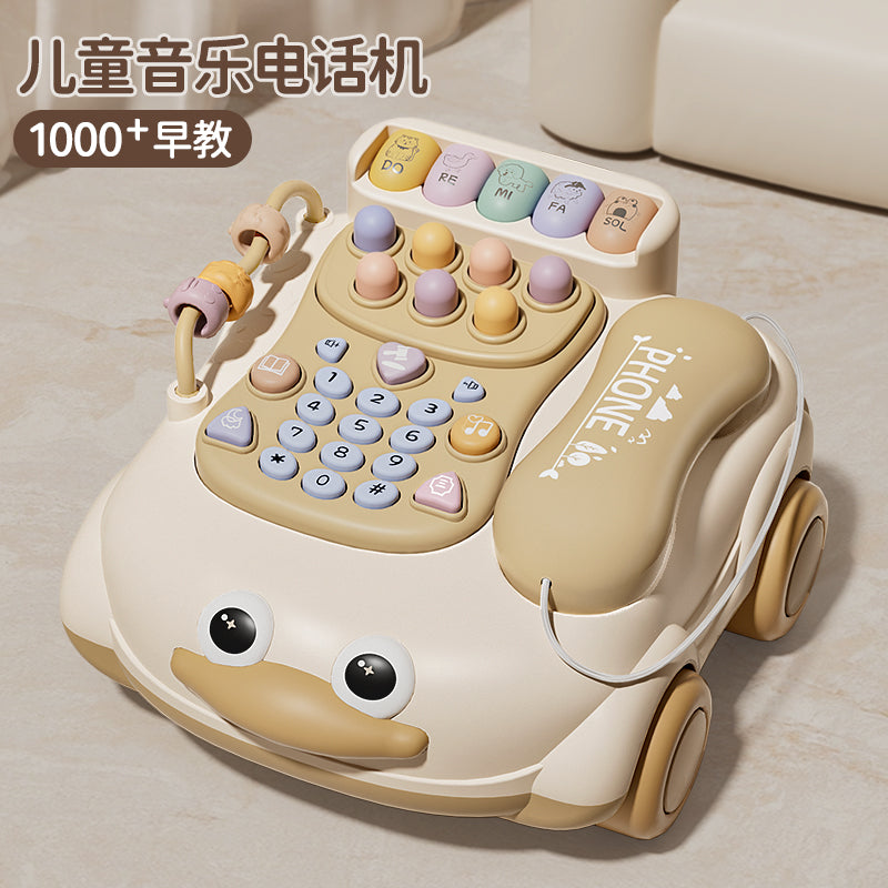 Baby Telephone Toy with Music for Infants 0-3 Years