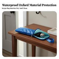 Portable Wet Umbrella Case Hangable Absorbent Rain Gear Pouch Foldable for Travel, Handbag, Backpack