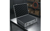 Multi-Purpose Aluminum Carrying Case Lockable Latches Aluminum Briefcase Portable for Professionals, Technicians, Travel, Job Site