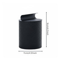 Lidded Candy Jar Good Sealing Wood and Metal Jar Space Saving for Display Room