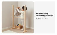 youngsters' Clothes Tree Childsuitable Height children's Furniture Floor-Standing