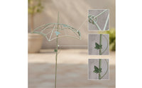 Umbrella Trellis Metal Plant Support with Canopy Space-Saving for Patio, Balcony