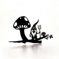 Metal Silhouette Flat Cutout Metal Garden Decor Outdoor for Yard, Gardeners