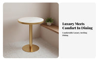 Booth, Table, and Chair Combination Sintered Stone surface Commercial Furniture Complete Dining Set long-lasting Construction