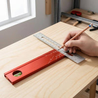 Folding Multifunction Ruler Metal Body Multi-Angle Level Ruler Sturdy
