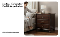 sturdy Wood Construction Multi-Drawer Wooden Chest traditional American design Multi-Drawer Cabinet Antique Design storage chest Distressed Finish for Interior Decorators, property owners, Families, Bedroom, Living Room, Hallway, Entryway