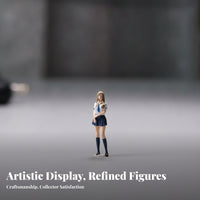 Single Piece 1/64 Scale Figure Collectible Diorama Figure Very Small Model Accessory