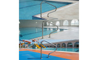 Stainless Steel Pool Handrail Cylindrical Pool Handrail with Hardware Sturdy Long-Lasting for Water Park